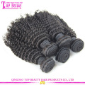 Da Malásia afro, onda kinky costurar no cabelo tecer 7a não transformados por atacado kinky onda costurar no weave do cabelo
